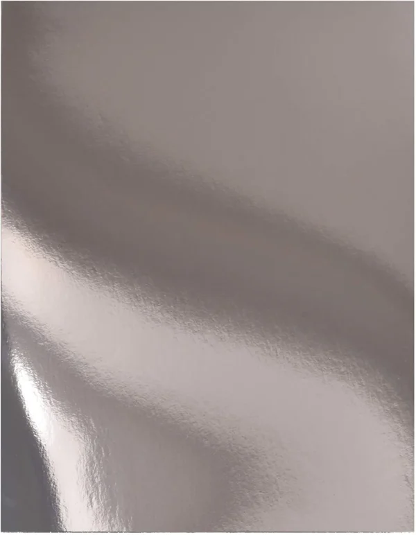 60 Metallic Silver Card Stock Mirror Paper Sheets Foil Board Reflective Sheet for Craft Metal Scrapbook Poster Cardboard Mirrore